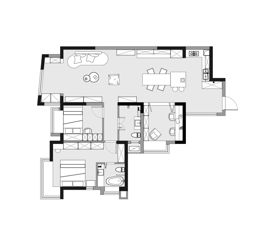 光影折叠 · 双开折叠门打造浪漫家居空间-20