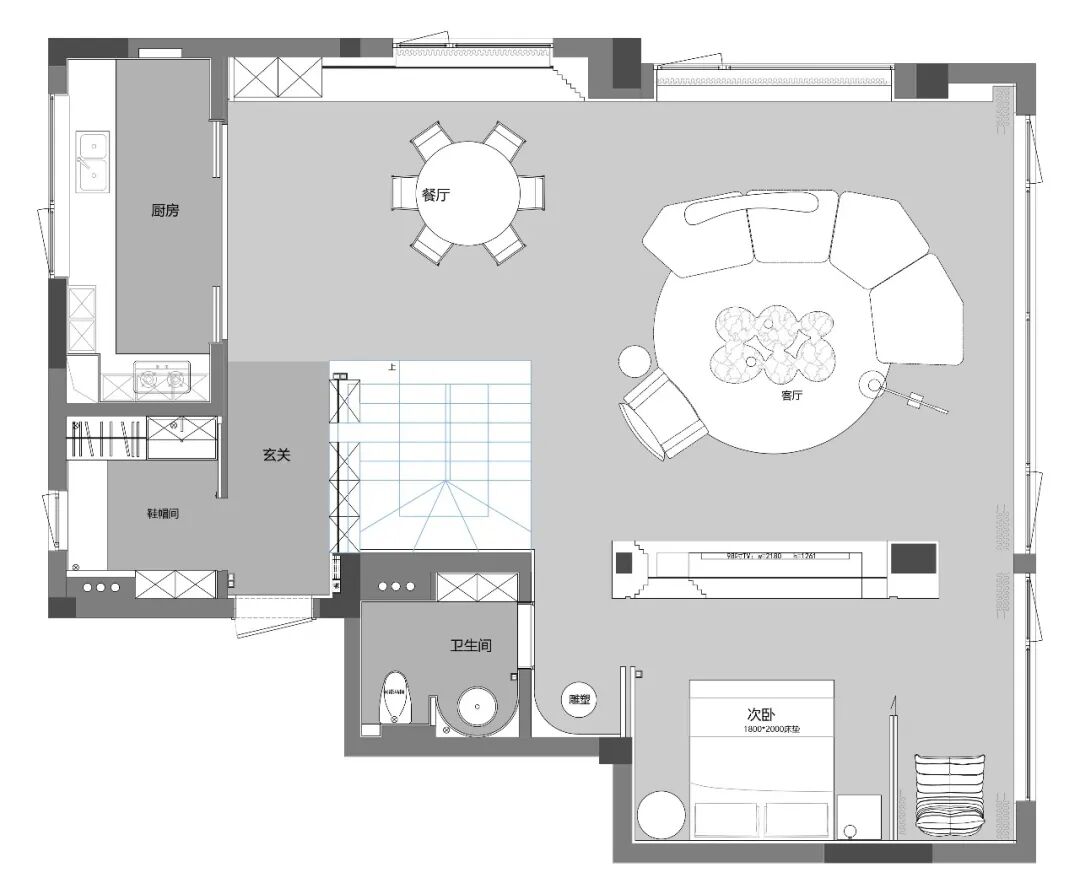 德清绿城凤栖云庐 220㎡极简叠墅精装修改造项目丨本空设计工作室-12