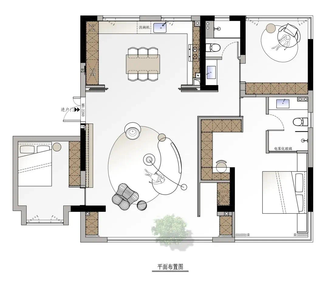 都会 1907 意式灰咖质感闲雅风致设计丨中国合肥丨深零设计-33