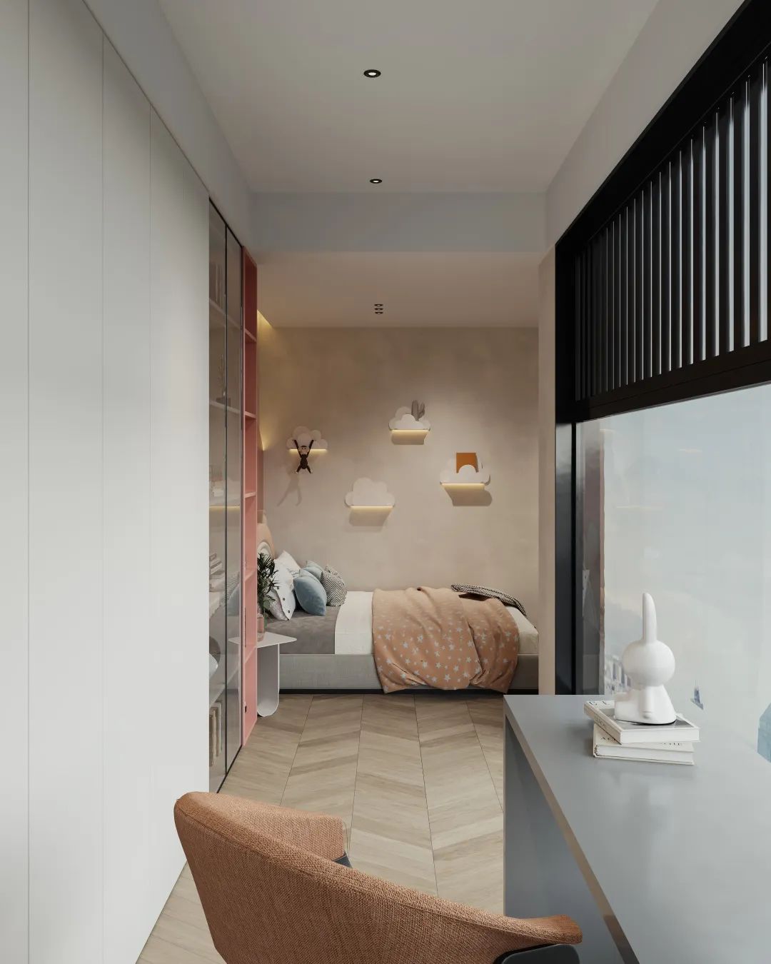 素雅私宅叠墅丨中国武汉丨堂构设计-53