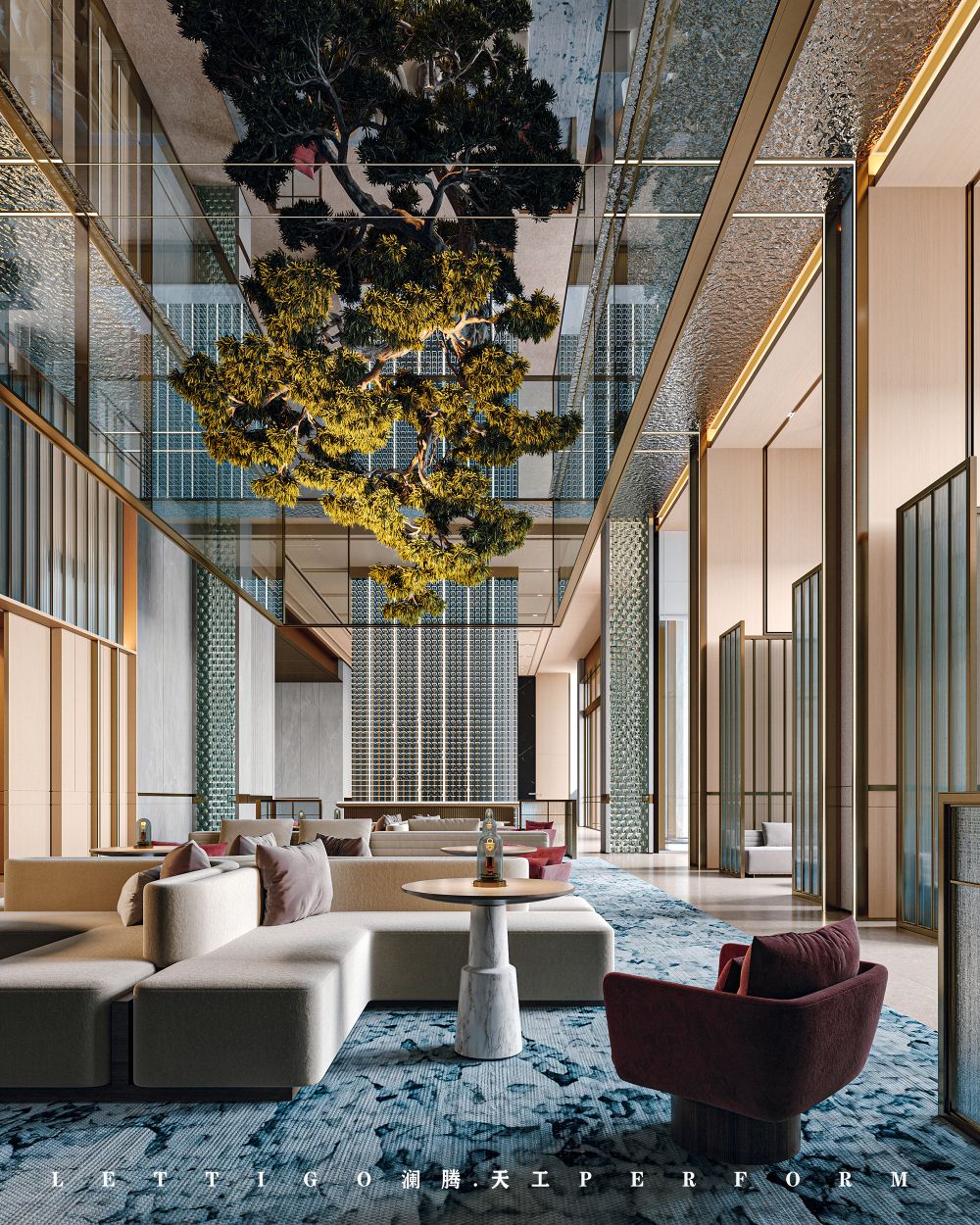 轻奢酒店大堂的空间艺术设计与商业的平衡-3
