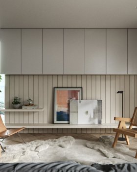 Modern Apartment Black Cube Archviz