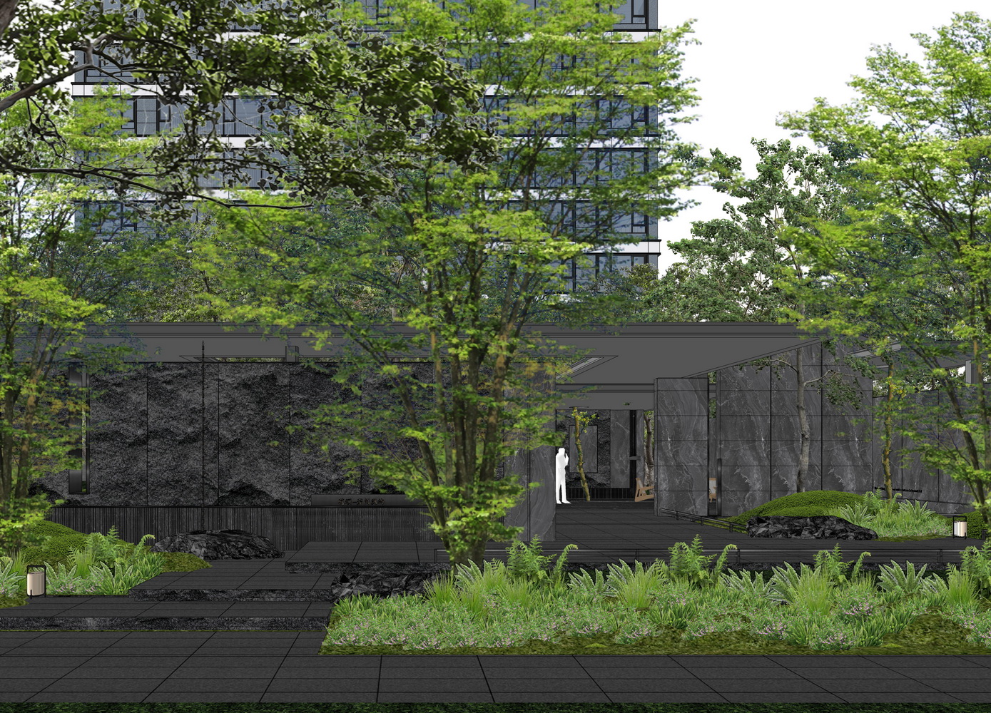 长沙龙湖云河颂大区景观-3