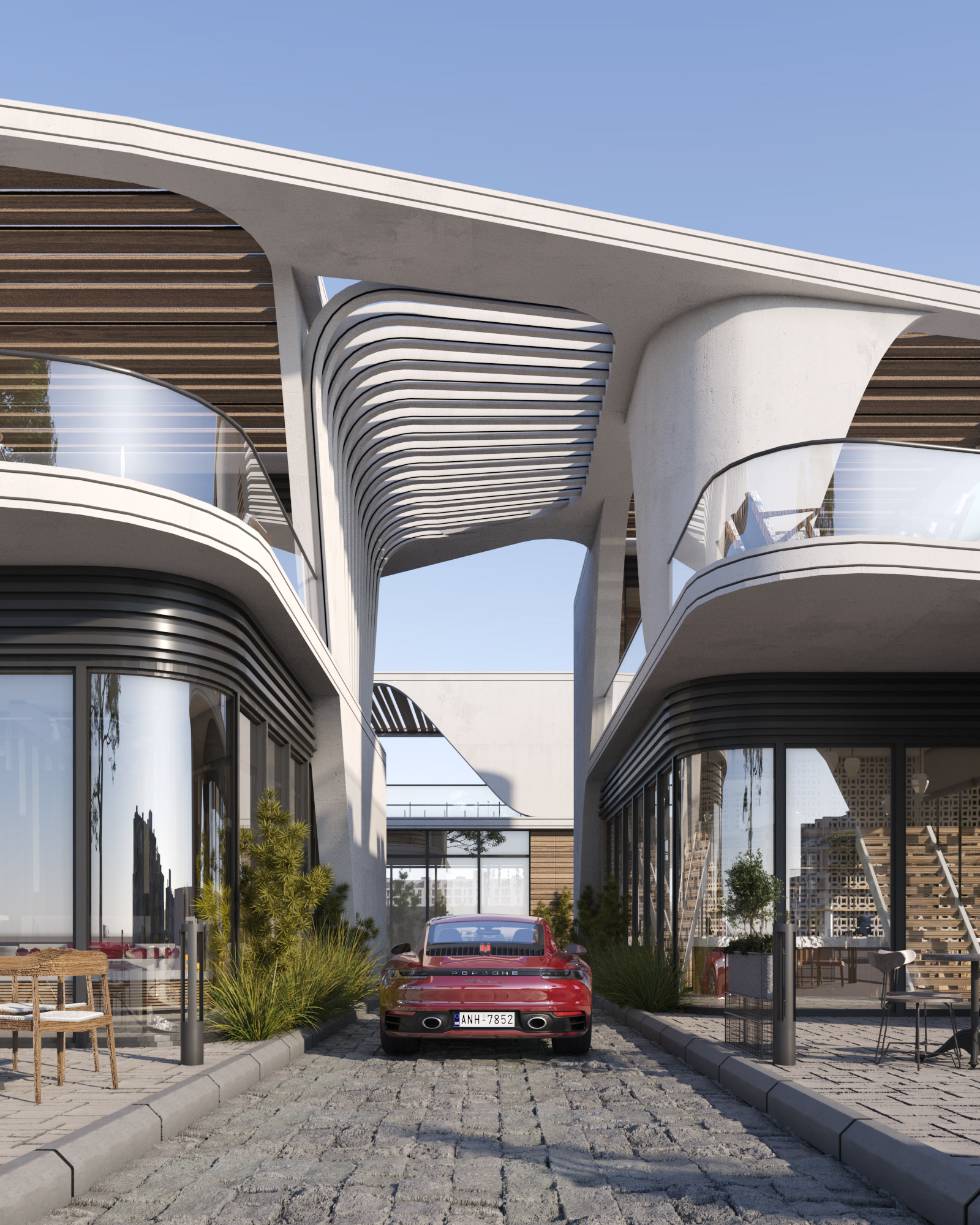 2025·极速快餐得来速餐厅（注：得来速是Drive Thru常见固定翻译，代表一种汽车餐厅服务模式；Turbo Bites直译为极速快餐，结合语境理解应为餐厅名称或类型） 丨沙特阿拉伯利雅得丨SHI studio-13