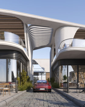 2025·极速快餐得来速餐厅（注：得来速是Drive Thru常见固定翻译，代表一种汽车餐厅服务模式；Turbo Bites直译为极速快餐，结合语境理解应为餐厅名称或类型） 丨沙特阿拉伯利雅得丨SHI studio