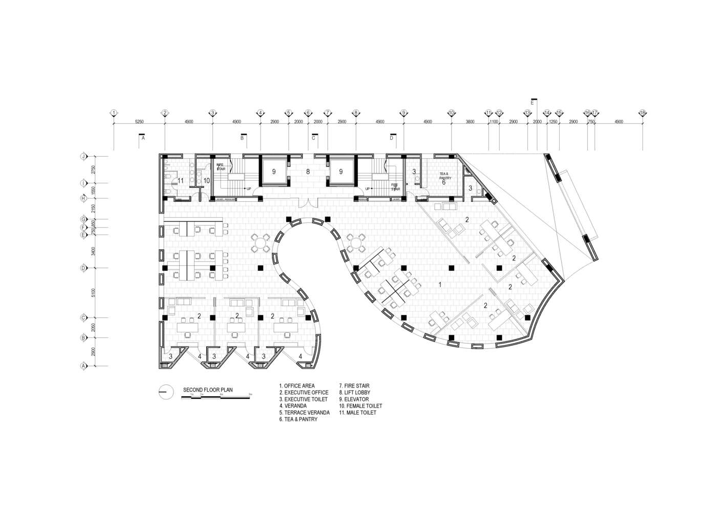 孟加拉道路和公路部外国援助项目办公楼丨框架建筑师-34