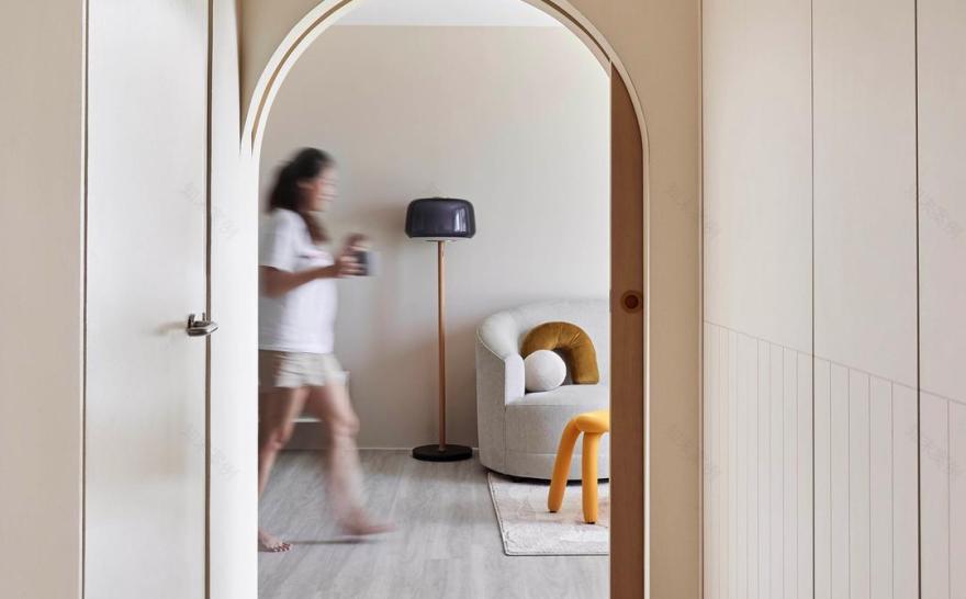 INS 风女主播独居的柔和粉红家居丨阿海设计师-6