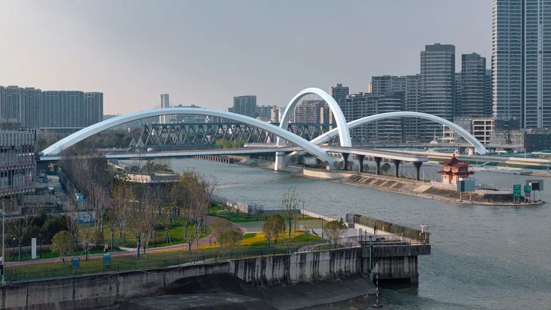 江河汇景观步行桥丨中国杭州-8
