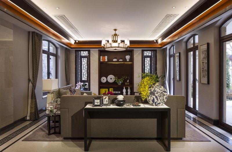 山东莱芜绿城桃花源中式别墅-3