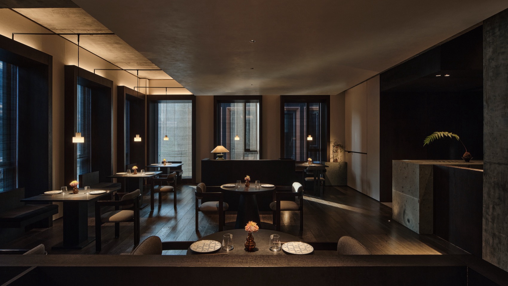 “照青苔”中餐厅丨中国杭州丨八荒设计团队-3