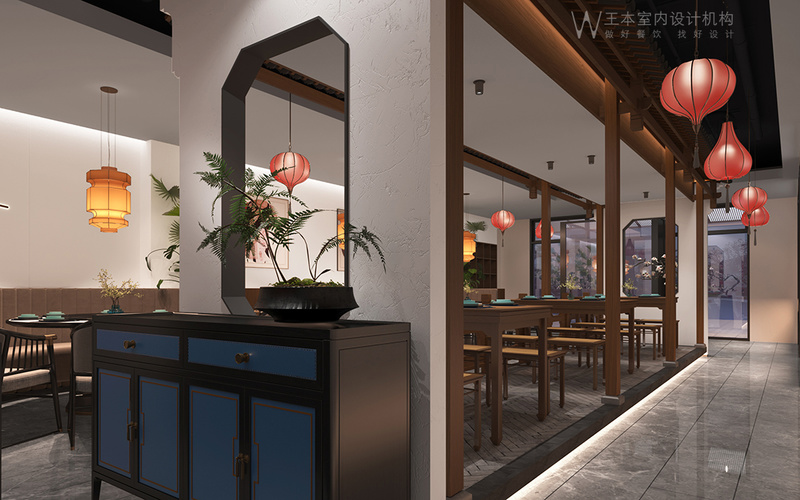 延庆璐香元中餐厅装修设计丨中国北京丨万中设计王本餐饮空间设计机构-5