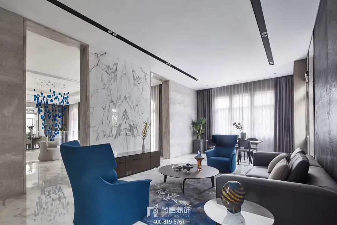 杭州780㎡现代轻奢别墅装修，演绎少即是多的生活美学-29