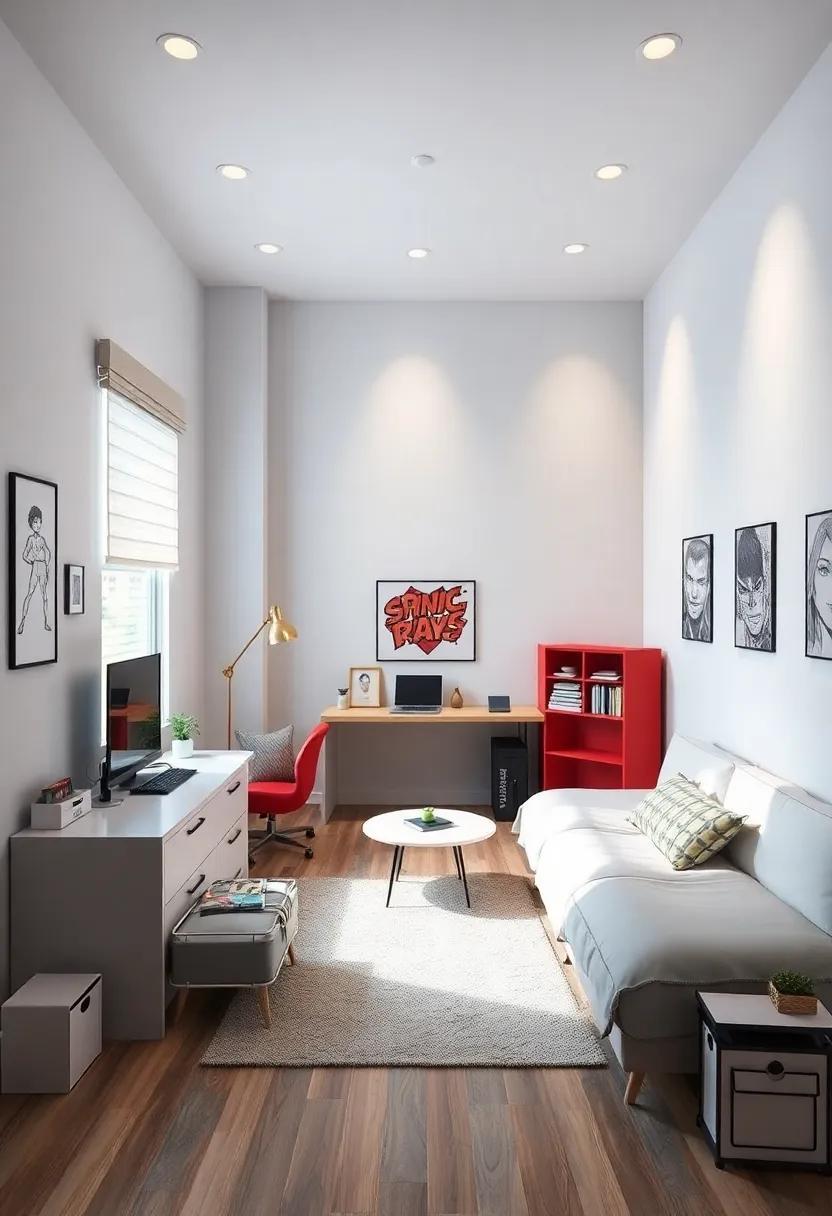 设计终极漫画书男孩青少年房间-2