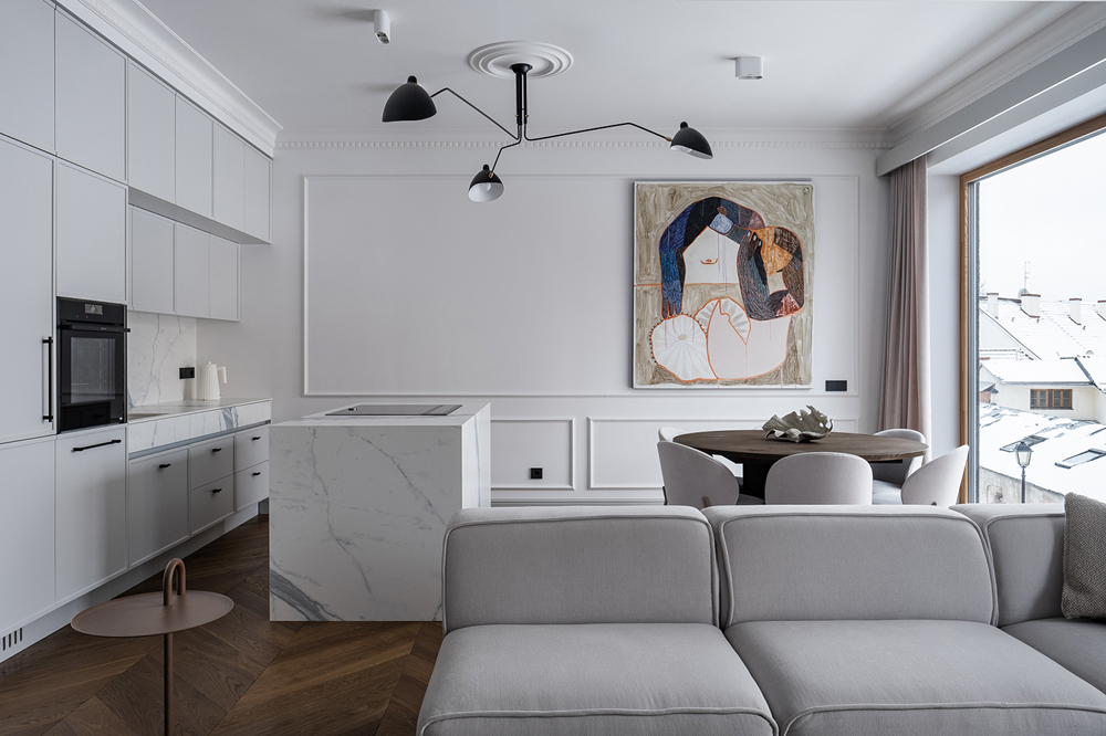 120平米公寓室内设计丨立陶宛维尔纽斯丨Kristina Pundė-7