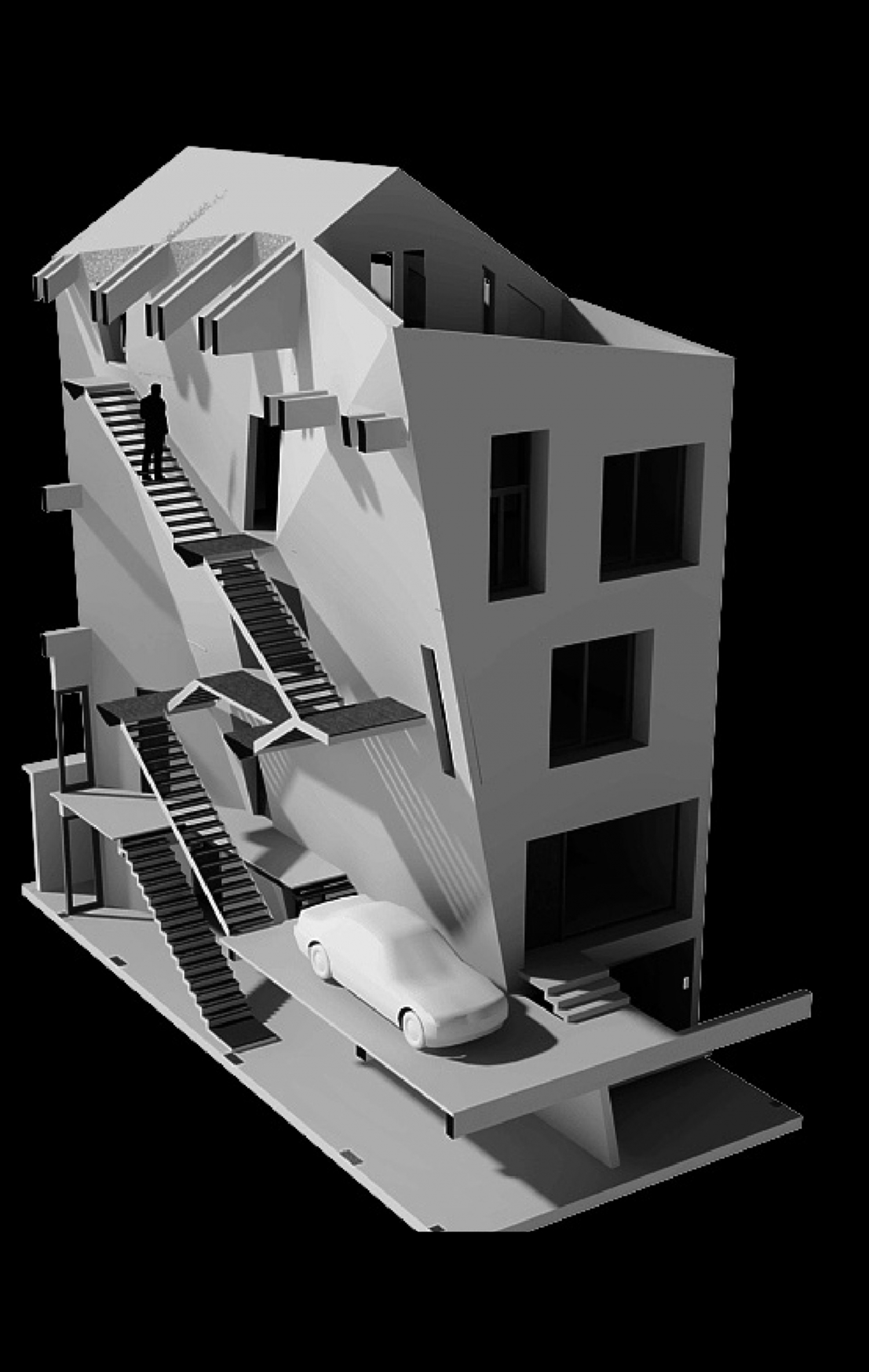 越南胡志明市折墙住宅丨NHA DAN ARCHITECT-49