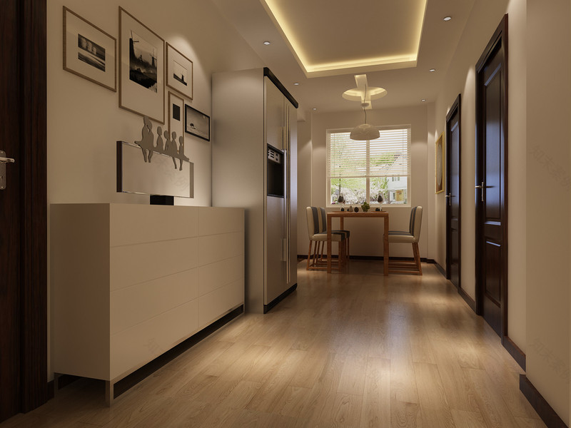 《昆仑·天禧》110 平现代轻奢风格装修丨中国盘锦丨盘锦楚航装饰-1