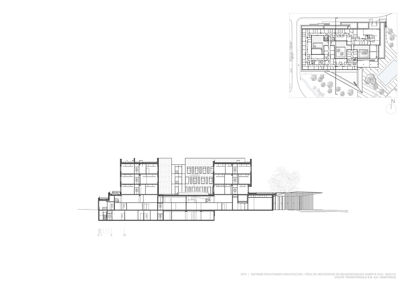 巴黎萨克雷神经科学研究所丨法国巴黎丨Dietmar Feichtinger Architectes-69