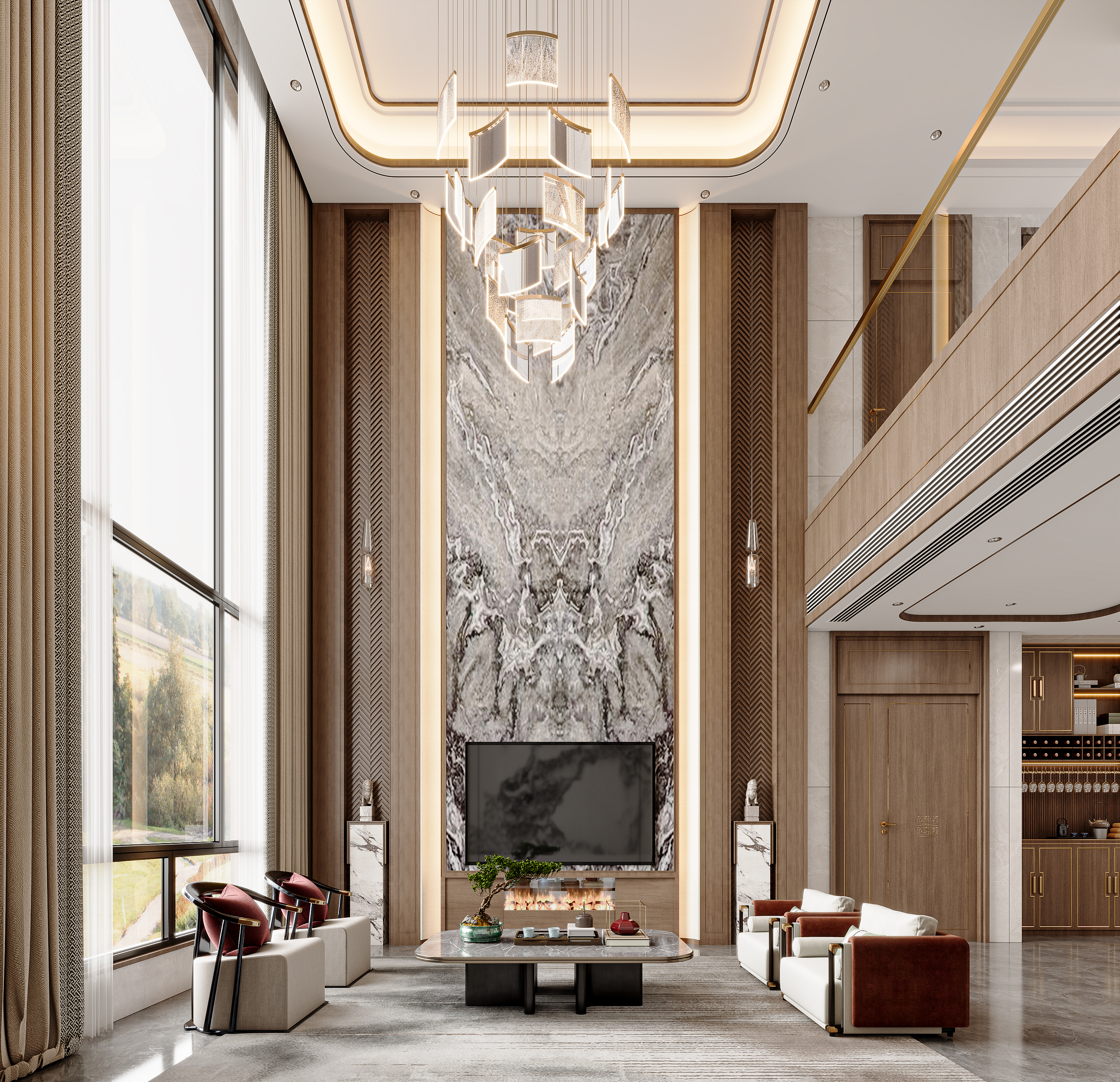 新中式别墅鉴赏-6