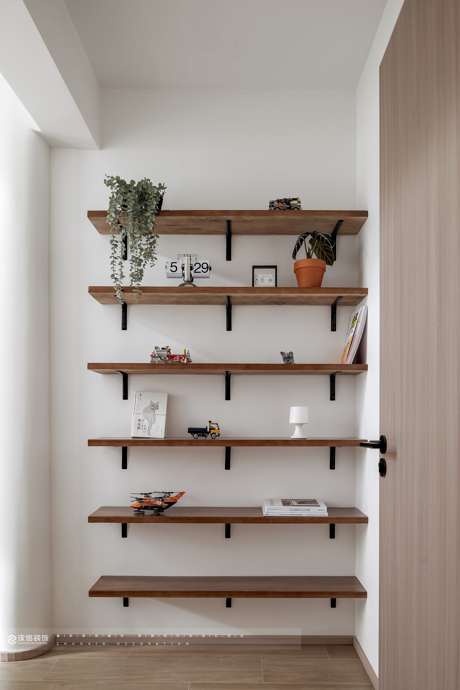 海月平湖现代原木混搭风设计丨中国重庆丨琢信装饰-29