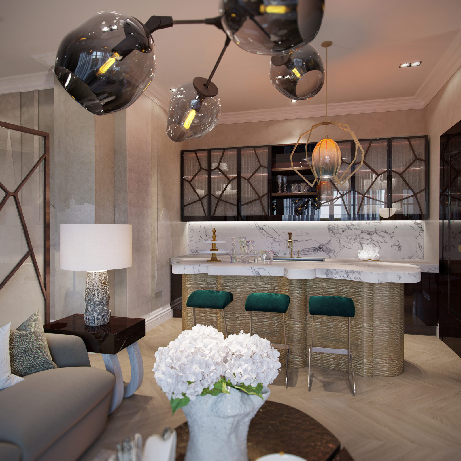 LONDON HOTEL PENTHOUSE SUITE FIVE STAR LUXURY HOTEL Fiona Barratt Interiors-8