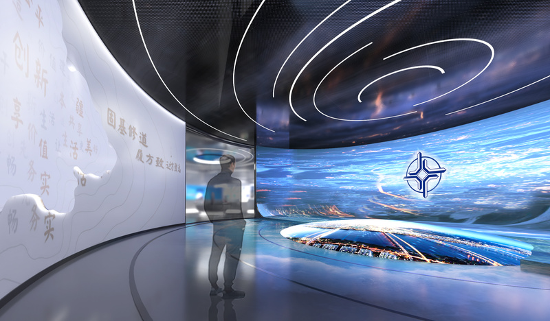 文化企业展厅设计 | 内容可视化与交互体验的融合-5