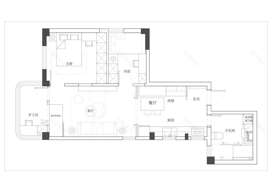 小户型大改造 · 50m²温馨家居的创新设计-11
