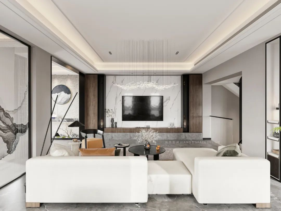 杭州共生别墅,禅意与现代共融-12