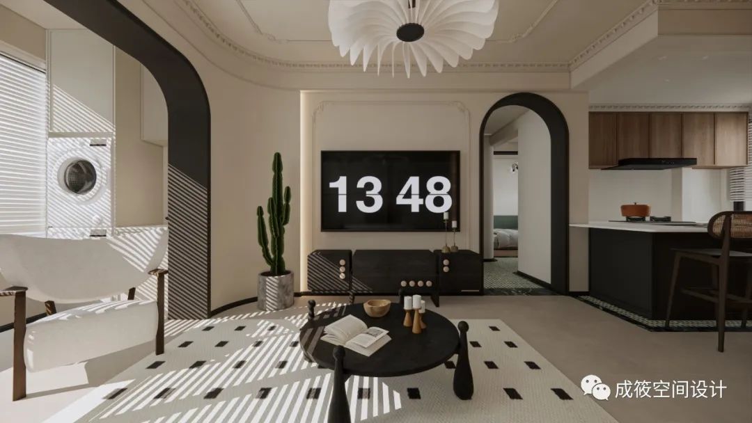 奶油色调的中古法式浪漫之家丨中国上海丨成筱设计-19