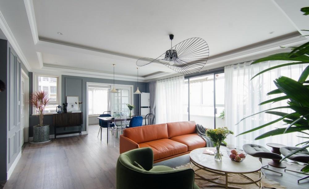 平层二手房翻新记 | 色彩与材质的巧妙搭配-19