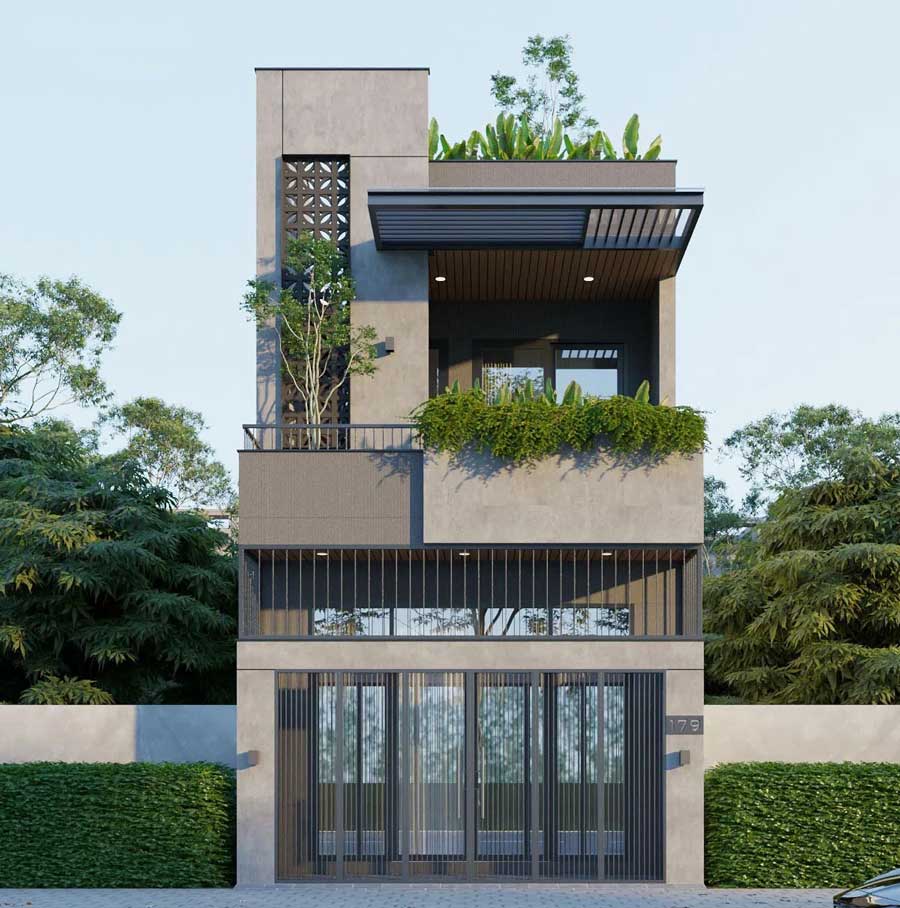 NEOHouse二层临街美观住宅设计-18