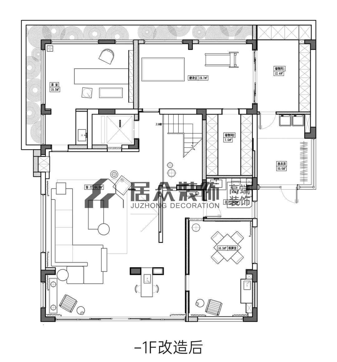 全案案例 | 600㎡四层别墅，享都市新贵生活-7