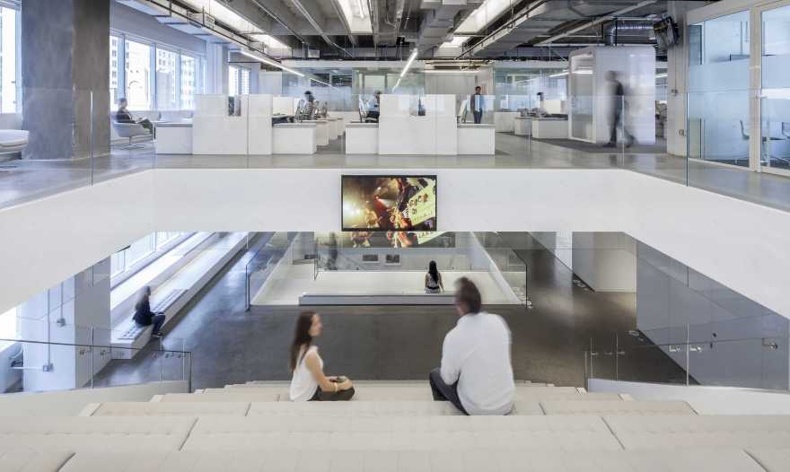 iHeartMedia 曼哈顿办公室的高科技工业风设计-5