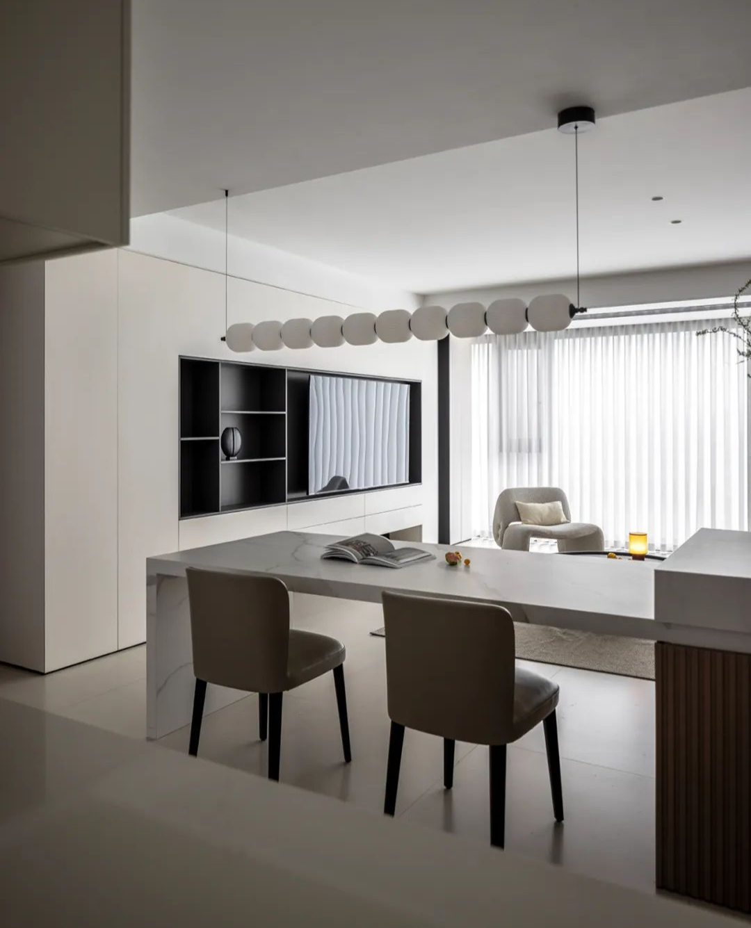 140㎡精选案例|越是简单的配色越耐人寻味-16