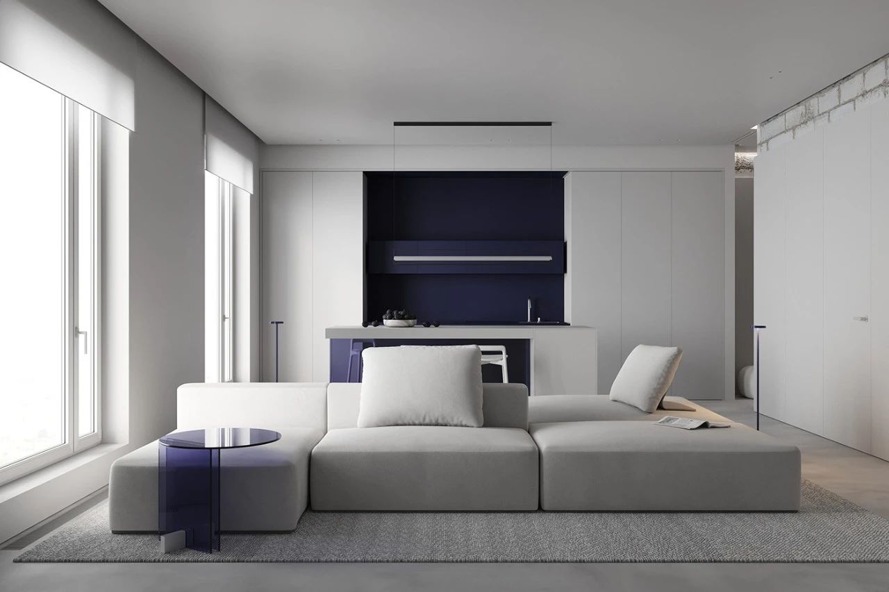 单色极简主义表达 · VIAN AA 内部设计丨俄罗斯顿河畔罗斯托夫丨Aleinikova Alina-17