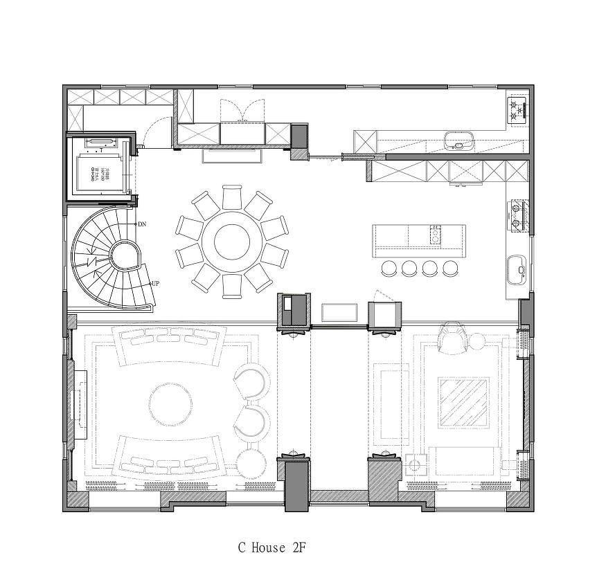 平层丨张清平设计作品—C House-13