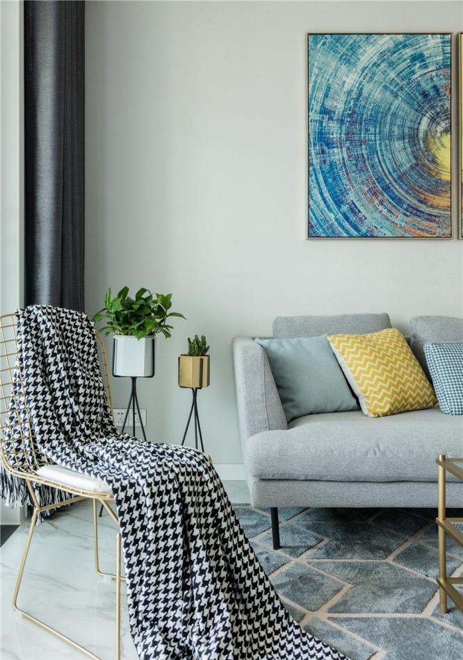 合肥 80㎡现代混搭风,高颜值家居设计全靠软装-11