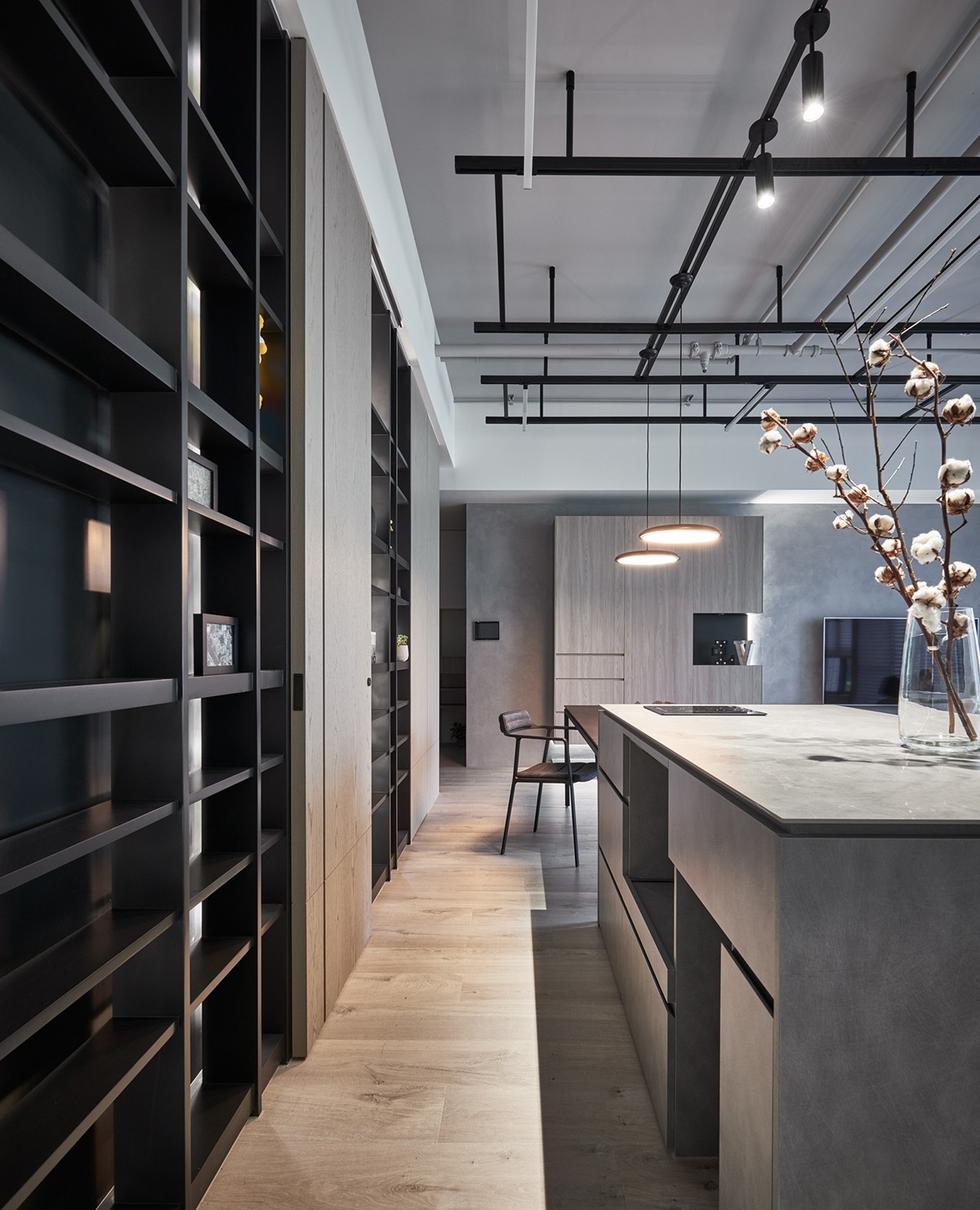 现代北欧风的居住空间-18