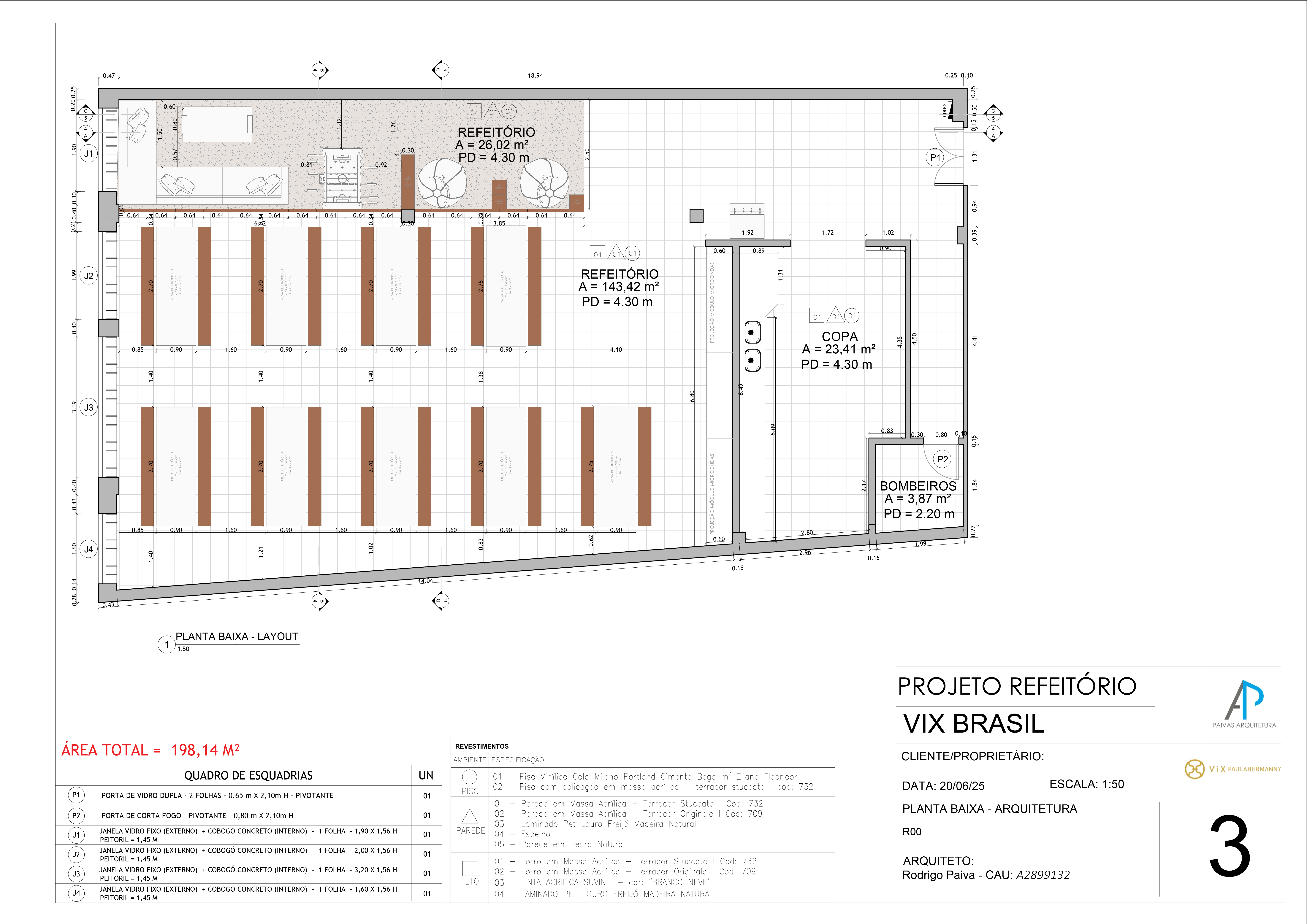 Refeitório VIX BRASIL - Espaço de Descompressão-6