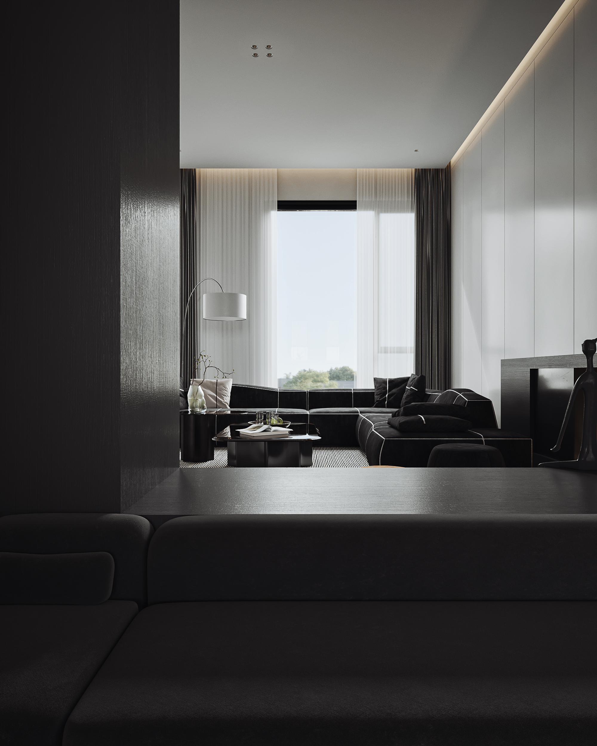 现代极简别墅-29