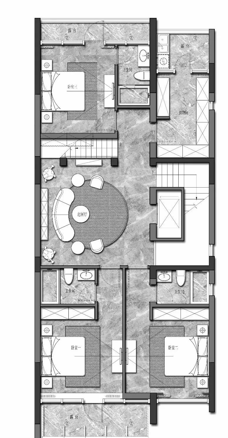 苏州晋府 500m²现代中式私宅设计-41