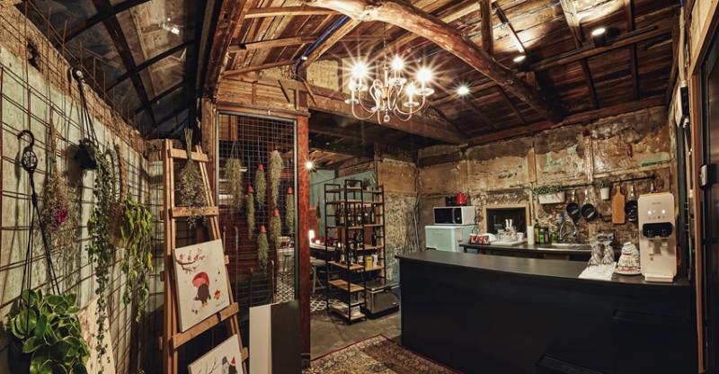 家庭式办公室，复古风情空间改造-2