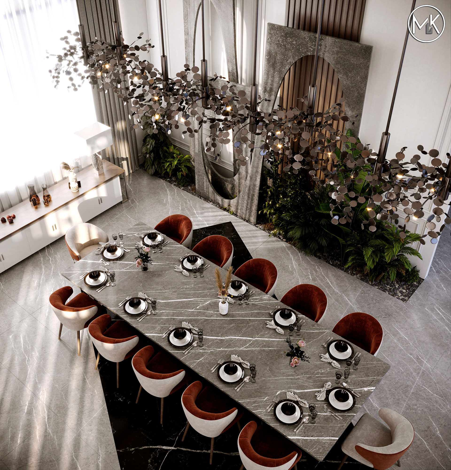 新古典别墅设计丨卡塔尔多哈丨Muhamed Khaled-8