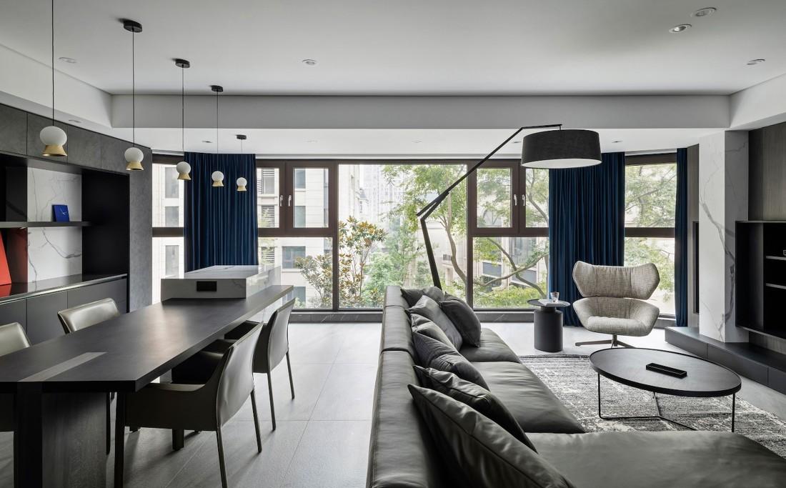 风水调和，空间延伸——起居室设计案例-9