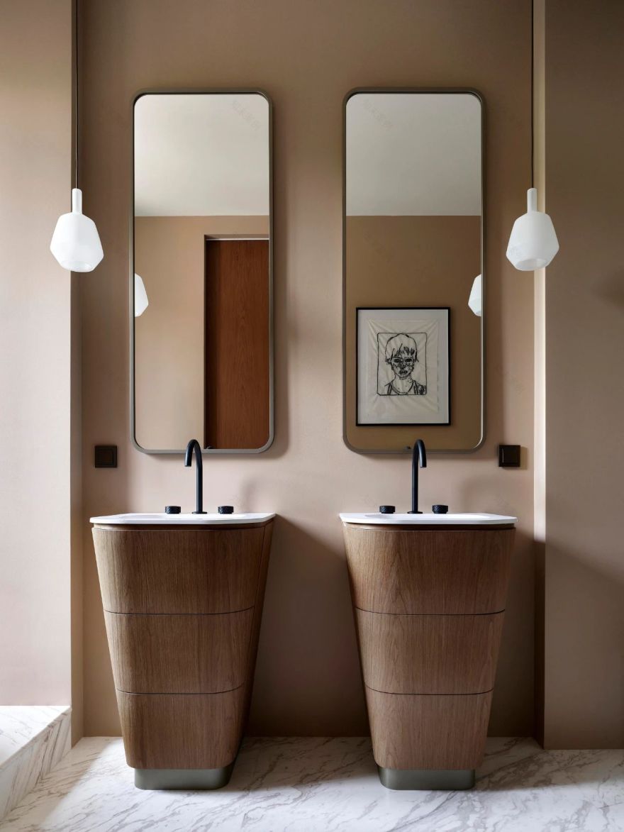 平静雅致的室内设计丨Elena Frantova-14