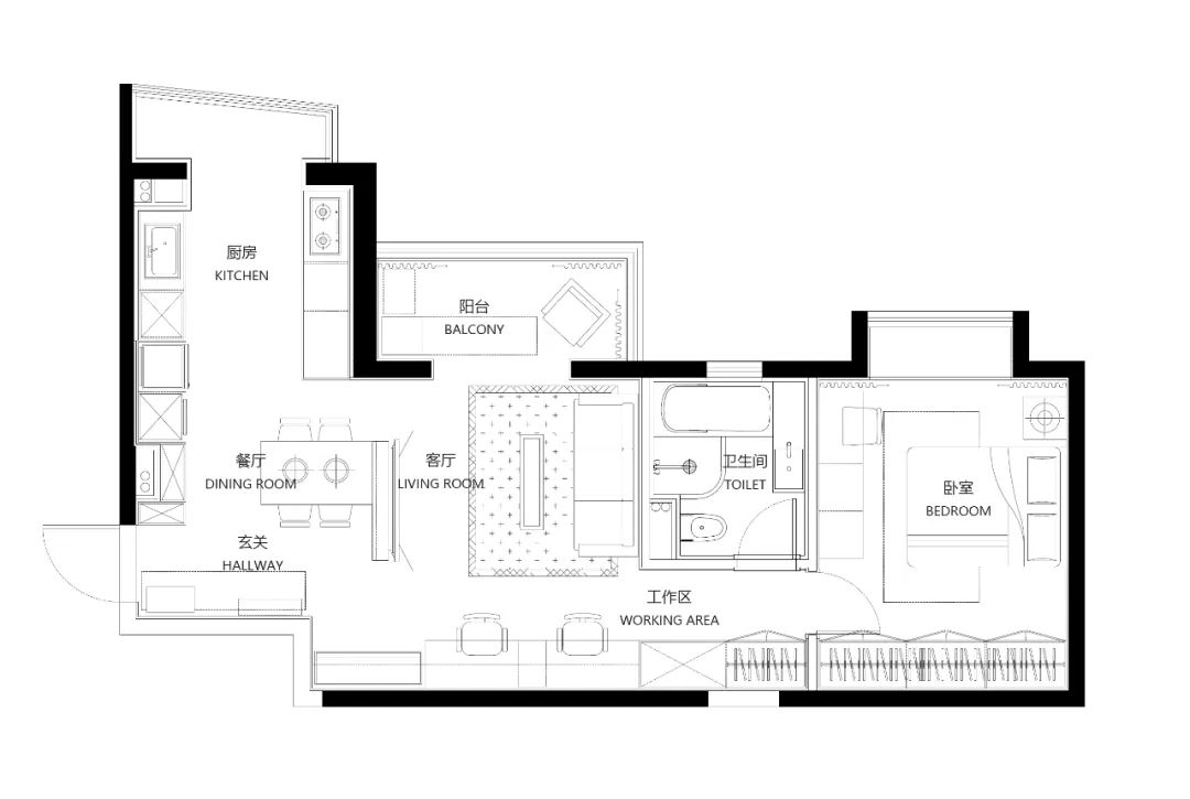 旧屋爆改 · 成都 60㎡小户型设计丨中国成都丨@iflife-13