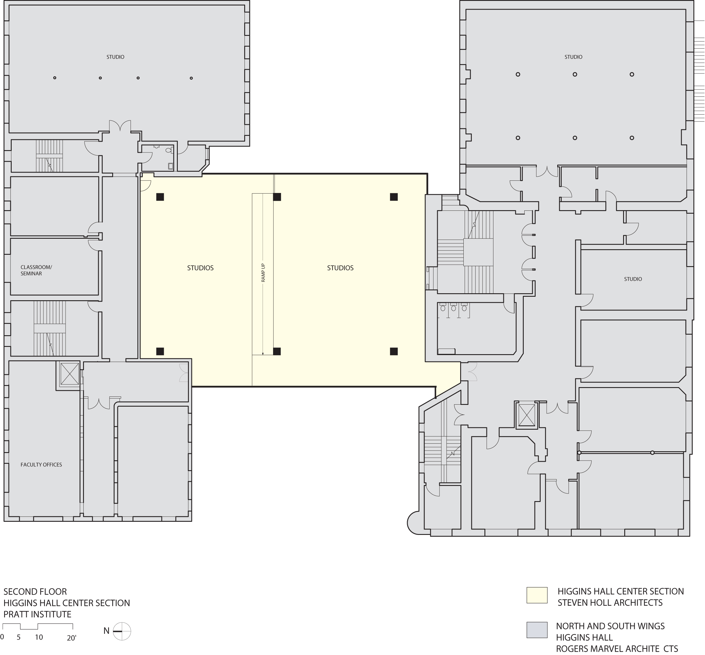 STEVEN HOLL ARCHITECTS - Higgins Hall Insertion, Pratt Institute-10