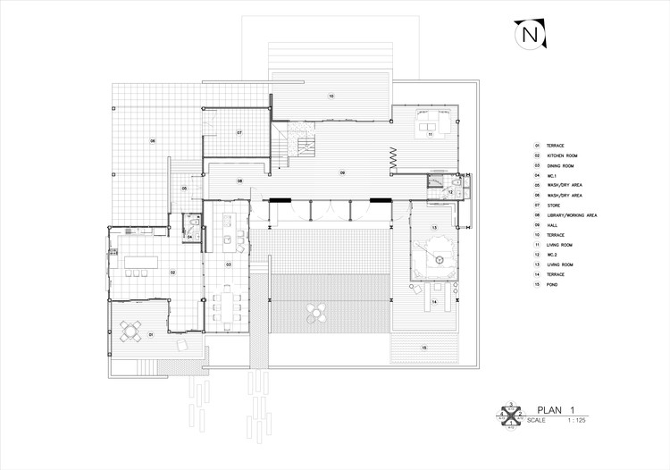 泰国田园风光中的现代钢结构之家-10