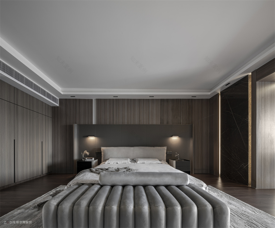 黑金设计师概念风别墅空间设计丨中国揭阳丨左岸空间设计-22