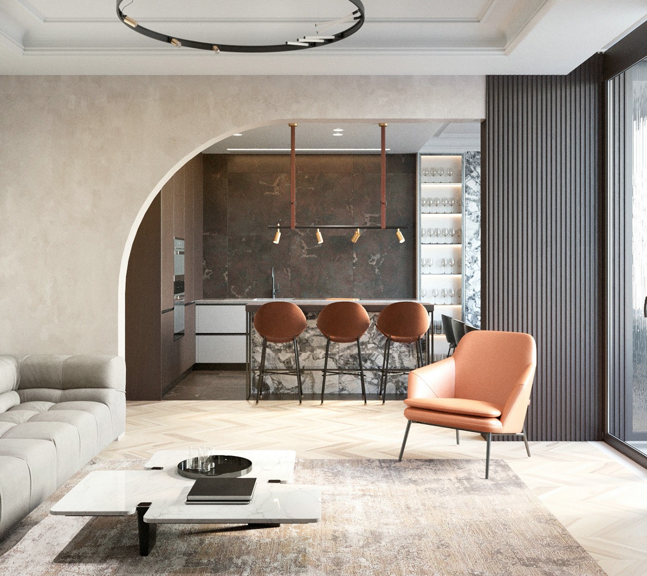 147平 简约复式空间设计！-2