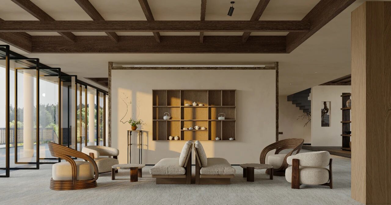 茶文化的主题民宿丨中国湖北丨大思-49